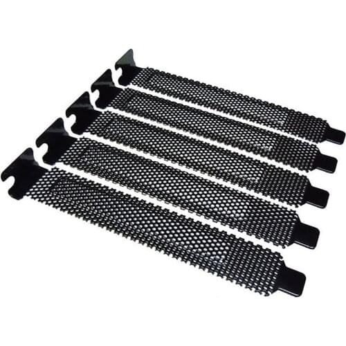 5 Pcs PCI Slot Cover / PCI Slot Cover Dust Filter Blanking Board Cooling Fan Dust Filter Ventilation PC Computer Case