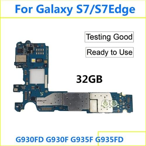 Tehxv For Samsung Galaxy S7 edge G935F G935FD Motherboard Original MainBoard 32GB Testing Good