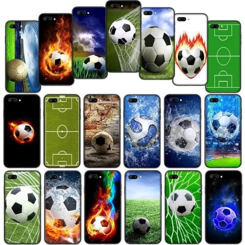 Football Field Soccer Soft Cover Case for Huawei Mate 30 20 Lite Y6 Y7 Pro P Smart Z Plus