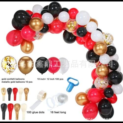 Irregular balloon rose gold chain suit wreath birthday party wedding festival scene decoration supplies