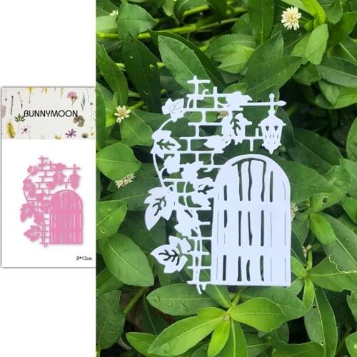 CH 2021 New Arrival Flower gate Stencil Metal Cutting Dies For Scrapbooking Practice Hands-on DIY Album Card Craft Decoration