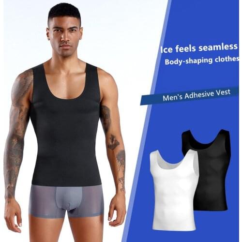 New Summer Corset Breathable Sport Comfortable Strong Pressure Seamless Glue Abdomen Back Body Shap Tight Fitness Sleep For Men