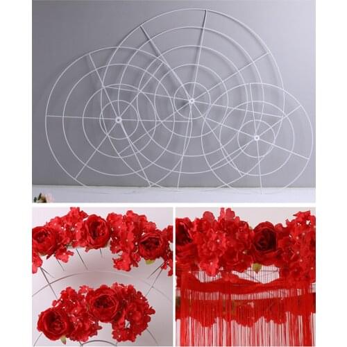 Hanging Crystals Wedding Centerpiece DIY Metal Hanging Crystals For Wedding Event Decoration Flower Stand Accessories