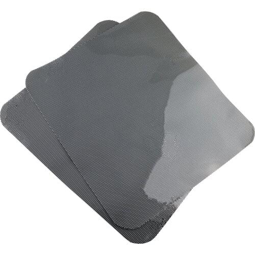 Sun-shading Side Window Sun Shading Sticker Heat Insulation Film 2PCS Black PVC UV Sticker Car Sunshade Electrostatic Stickers