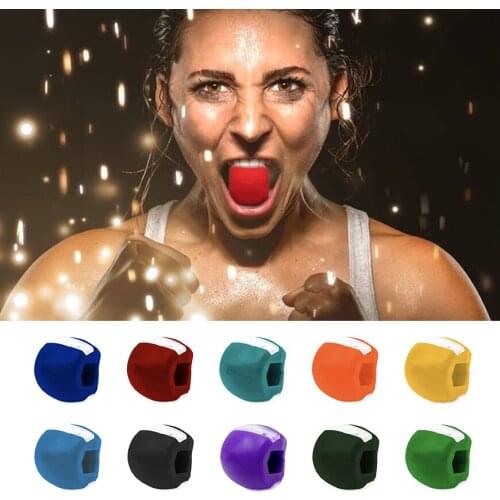 Facial Muscle Exerciser Thin Face Fitness Ball Pop N Go Mouth Masseter Jawline Training Jaw Double Chin Slimming Mandibular Lift