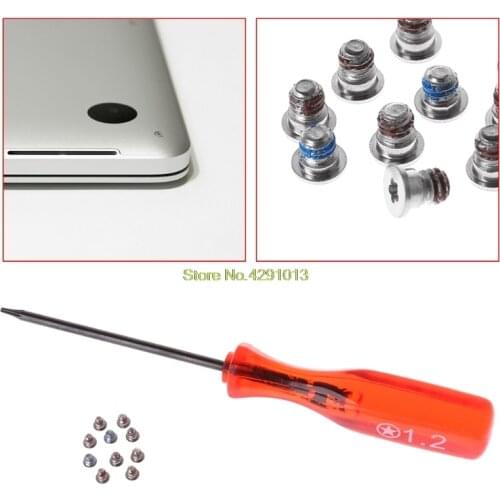 Bottom Back Case Cover Screws+ Screwdriver For Macbook Pro Retina A1398 A1425 Drop Shipping Support