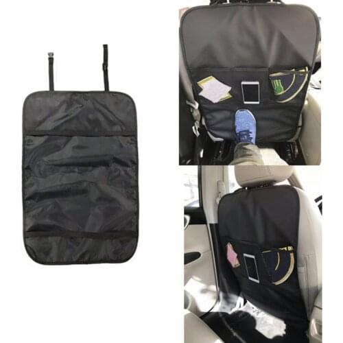 Waterproof Car Anti-Child-Kick Pad Auto Seat Back Protector Cover Automobiles Anti Mud Dirt Pads with Net Storage Bags Supplies