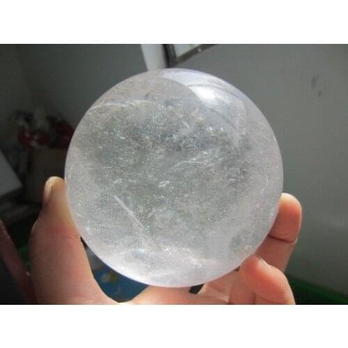 1120g NATURAL CLEAR QUARTZ CRYSTAL SPHERE BALL Healing