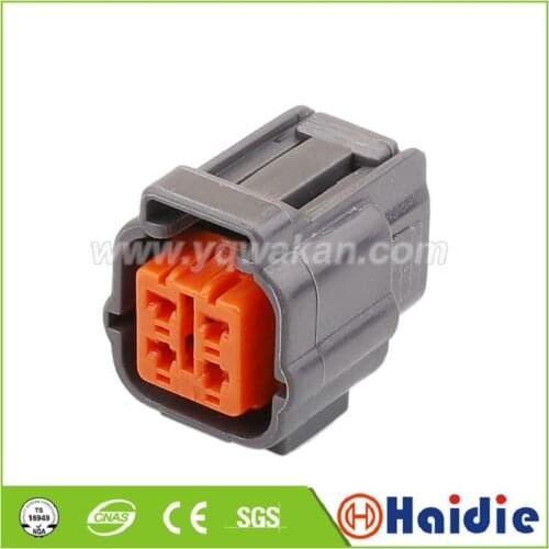 2sets 4pin auto wiring harness plug cable electric plug connector 6195-0015