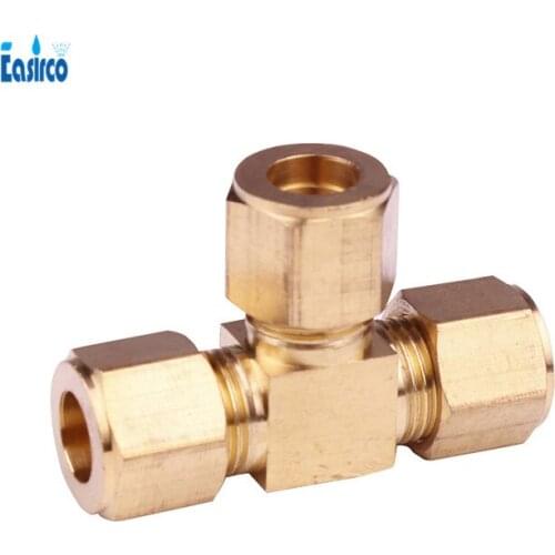 5pcs/pack)8mm Brass OD thread TEE connector for mist cooling system