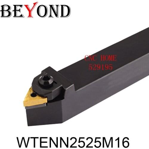 OYYU WTENN WTENN2525 Lathe Turning Tool Holder WTENN2525M16 Boring Bar Korloy Tungsten Carbide Inserts TNMG160404 CNC