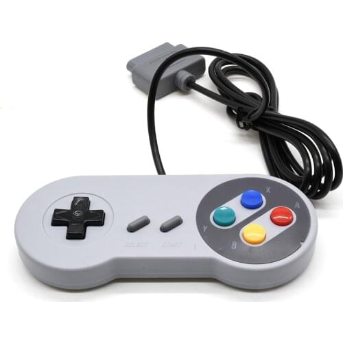 Gamepad 16 Bit Controller AV cable for Super Nintendo SNES System Console Control Pad