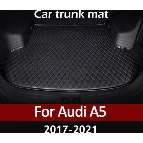 MIDOON Car trunk mat for Audi A5 sedan 2017 2018 2019 2020 2021 cargo liner carpet interior accessories cover
