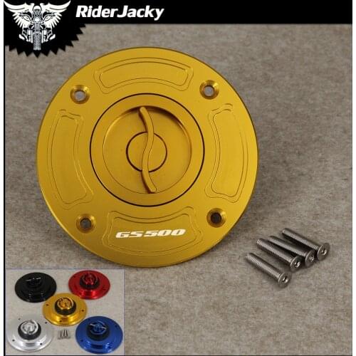Motorcycle Keyless Motorcycle Gas Cap Fuel Tank Cap Cover For Suzuki GS 500 GS500 RGV250 VJ22 (All Years)
