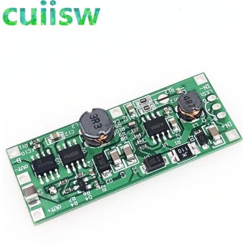 Charging Step Up Booster Module DC 5V-12V to 9V/12V for 18650 Lithium Battery UPS Voltage Protection Converter Charge Discharge