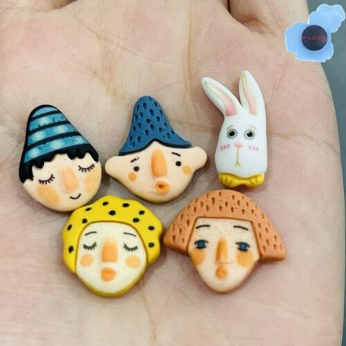 New Arrival 50Pcs Cute Boys Rabbit Shoe Charms Decorations Kids Shoe Accessories For Wristbands Croc Jibz Backpack