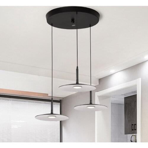 Ceiling lamp of Nordic flying saucer restaurant in Denmark