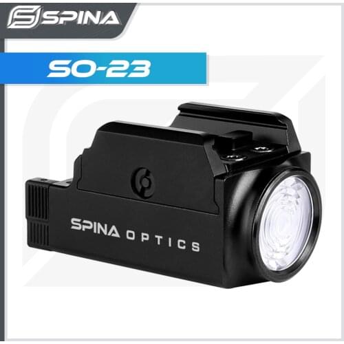 SPINA New Pistol Light 800 lumens QD Quick Detach Handgun Weapon Flashlight LED Tactical Light for 20mm Rail With USB Cable