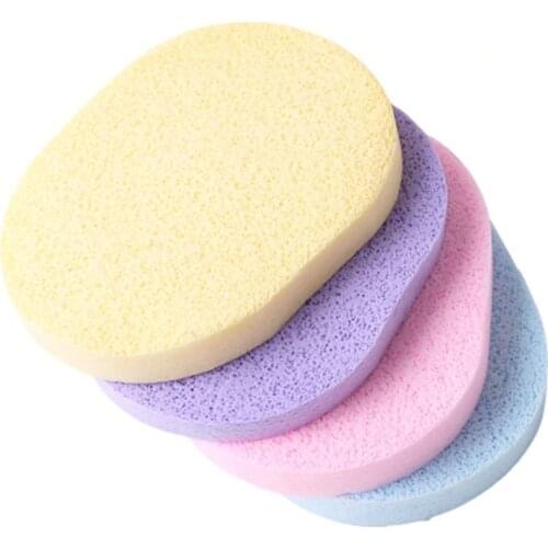 10pcs Face Round Makeup Remover Tools Natural Sponge Cellulose Compress Cosmetic Puff Facial Washing Sponge