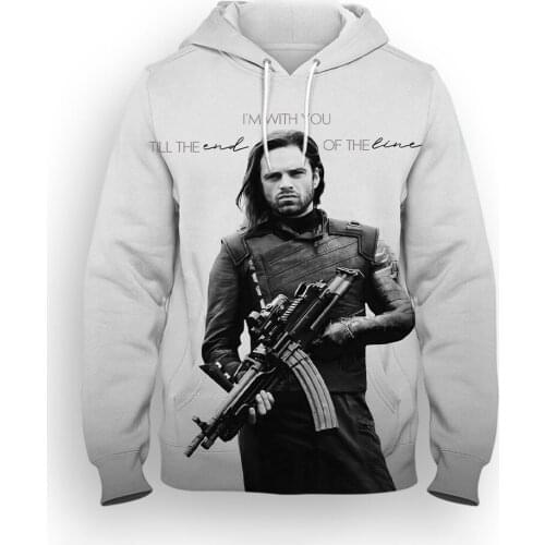 Bucky Barnes New Print 3D Hoodies Sweatshirts Harajuku Style Men Women Oversize Hooded Casual Fashion Children Tops