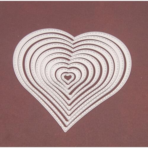 Reunion Love 10-piece Set Metal Cutting Dies Scrapbooking Craft Mold Cut Die Stencil Handmade Paper Card Make Template 2021