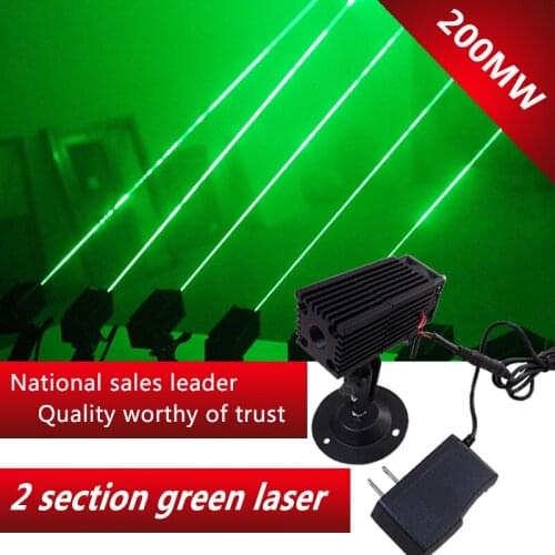 Green dot module long bright laser head tube stage coarse light wine wine rack seat 200mW