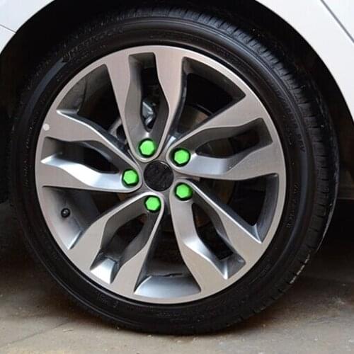 Car-Styling 20pcs Wheel Hub Nut Screw Cover For Nissan Teana X-Trail Qashqai Livina Sylphy Tiida Sunny March Murano