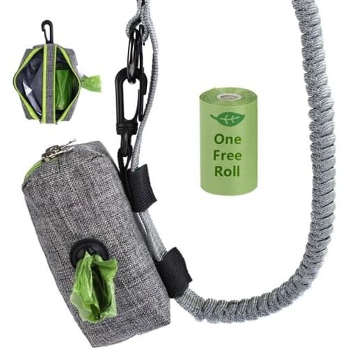 Dog Poop Bag Dispenser,Dog Poop Bag Holder For Leash - Dog Waste Bag Dispenser Portable, Lock Zippers,Large Capacity