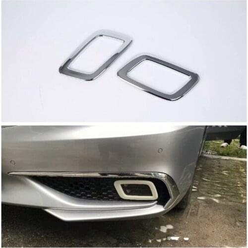 For Acura TLX 2018 Car Front Fog Light Frame Trim Cover ABS Car Styling Moldings Decoration Auto Accessories