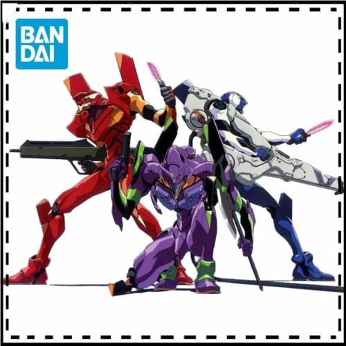 BANDAI Gundam RG EVA UNIT 01 EVA-00 DX Ver. SET Anime Evangelion Assembled Multipurpose Humanoid Action Figure Robot Speelgoed