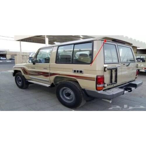 Use for toyota land cruiser FJ70 spoiler FJ/lc70 spoiler High Quality ABS Material unpaint spoiler for FJ70