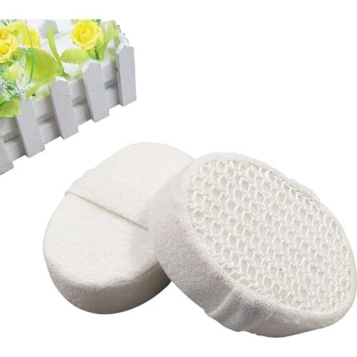 2Pcs Thicken Natural Loofah Sponge Bath Ball Shower Rub For Sponge Body Scrubber Scrub Washing Pad bath accessories