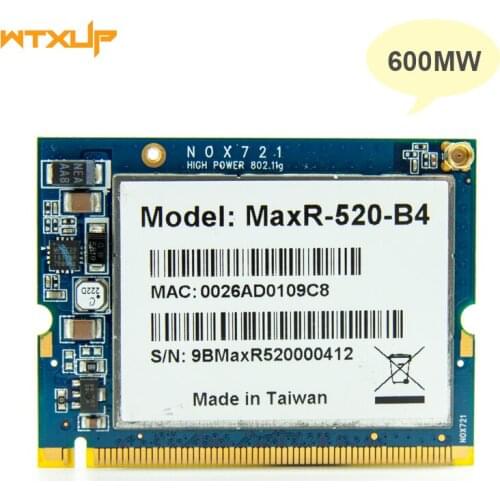 MAX R-520-B4 600MW Wlan Card MaxR-520 B4 AR5414 802.11b/g high power Wireless MiniPCI Wifi Module