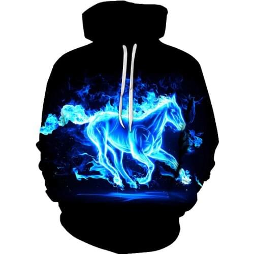 3D Sweatshirt Men/women Hooded 2020 New Colorful Purple Flame Hoodie Autumn and Winter Funny Coat Mens Clothing Jacket Hoodies