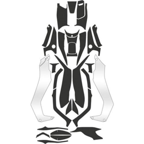 NEW Motorcycle 6D Carbon fiber Fairing Fuel Sticker Tank Body protection Sticker Decals kit For Yamaha NMAX 155 nmax155 2020