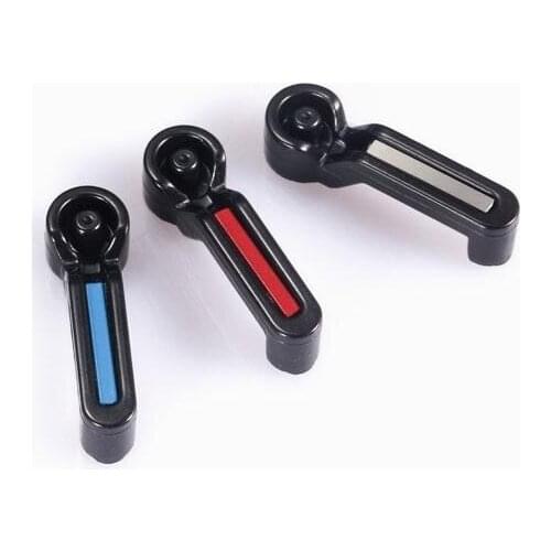 4PCS Plastic Door Handle And Colored Metal Decorative Sheet For 1/10 RC Crawler Car Axial Scx10 II 90046 90047 Jeep Wrangler