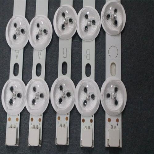 100% New 5PCS LED backlight strip 40" 39" NDV REV1.0 ABC Type VES400UNDC-01 VES400UNDS-02 03 40L1333DB 40L3453DB 40PFL3018T/12