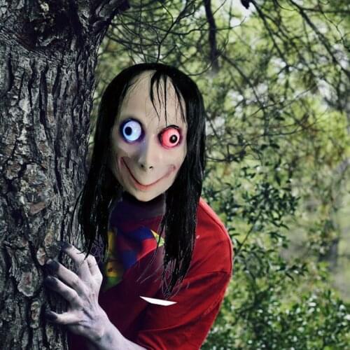 Halloween Horror Mask Terrible Change Game Long-haired Evil Mask Costume Party For Costume Party Toys For Kids Adult Shocker ToY