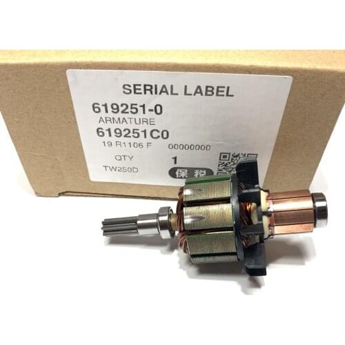 Armature rotor for MAKITA BTW250 TW250D DTW251RFE DTW251Z BTW251Z BTW251RFE DTW251 BTW253 BTW251 BTS130 TW251D cordless tool