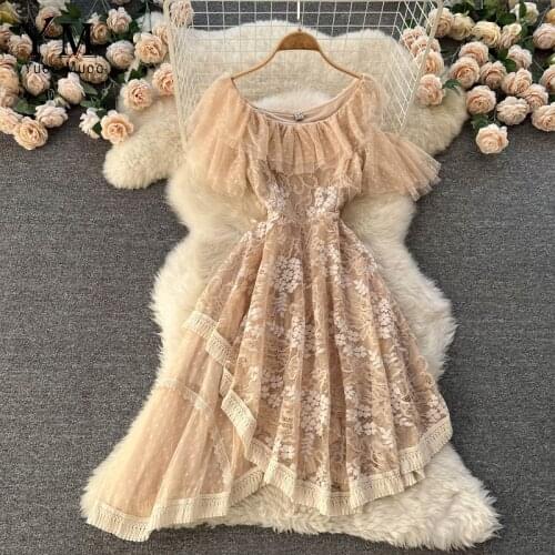 Летние платья миди YUOOMUOO China At AliExpress