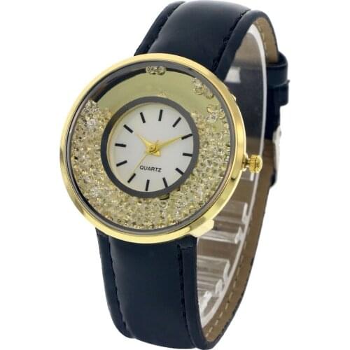 100pcs/lot 8002 no geneva logo silver case leather watch flower dial lady casual watch fashion women watch wholesale wristwatch