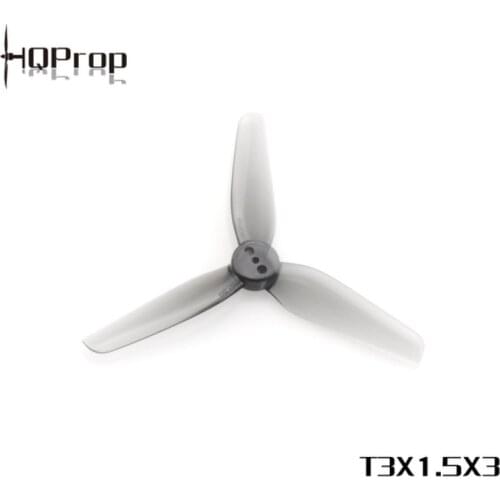 2Pairs HQPROP T3X1.5X3 Grey 3015 3-Blade PC Propeller for RC FPV Racing Freestyle 3Inch Toothpick Cinewhoop Drones