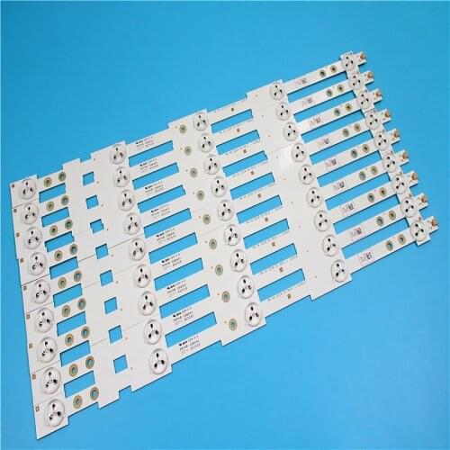 9 PCS/lot 39" LED strip 70INCH 7030PKG 64EA REV0.1 5 LEDS(1 LED 3V) 420mm