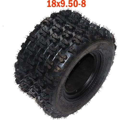 ATV 8-Inch Vacuum High Wear-Resistant Tires 18X9.50-8 Road Tires 18x9.5-8 240/55-8 Lawn Mower Garden Tractor Turf Tyres 4ply