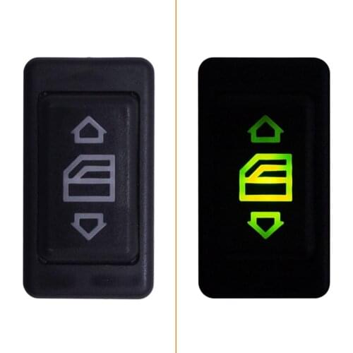 Car Electric Power Window Lifter Controller Control Switch Button Power Window Lifter 6 pins 20A Switches with Built-in Light