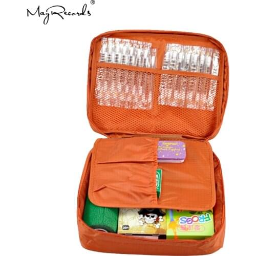 Free Shipping Orange Outdoor Travel First Aid Kit Bag Home Small Medical Box Emergency Survival kit Treatment Outdoor Camping