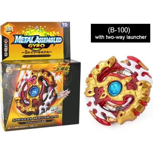 Beybleyd Burst Gyro Spinner Alloy Assembly Battle Gyro Toy B86 with Two-Way Measuring Tape Launcher