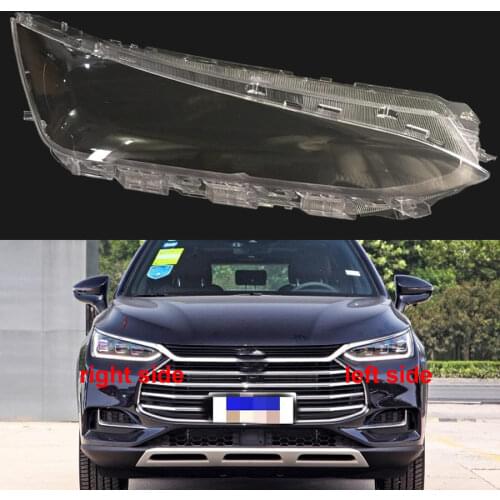 Front Headlamps Cover Lens Transparent Lampshades Lamp Shell Masks For BYD Tang Second Generation 2018 2020 2021