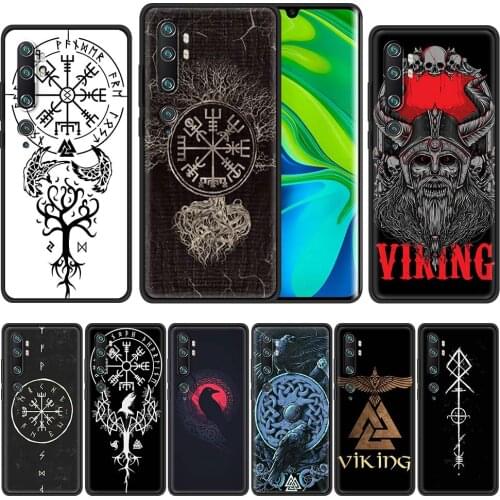 Viking Vegvisir Logo Case For Xiaomi Mi Poco X3 NFC 10T Pro Note 10 Lite 9T 10S M3 11 CC9 CC9e A2 Shockproof Phone Cover Funda