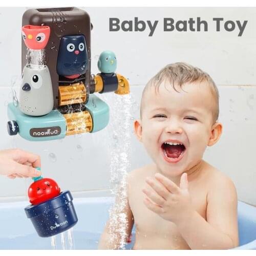 Baby Bath Toy for Children Pipeline Water Spray Shower Game Elephant Swimming Bathroom Bathing Shower Kids Spray Toy Gift